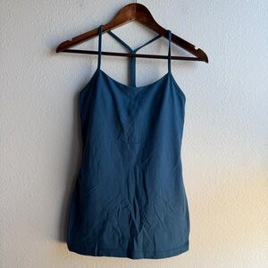 Lululemon Power Pose Size 6 Women’s Racerback Athletic Yoga Top Built In Bra E